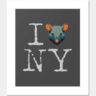 I Rat NY Posters and Art